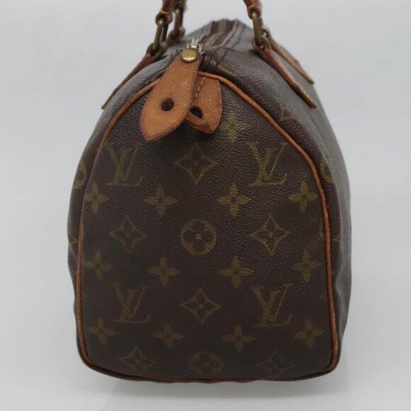 LOUIS VUITTON Monogram Speedy 25 Hand Bag LV Auth - Picture 5 of 16